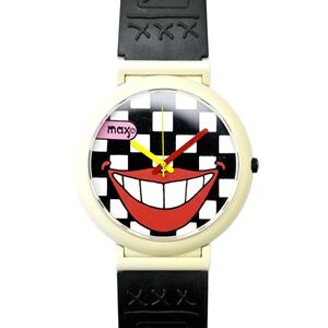 Peter Max "Smile" Vintage 1988 ref 900/30-39 Collectible Wrist Watch 42mm